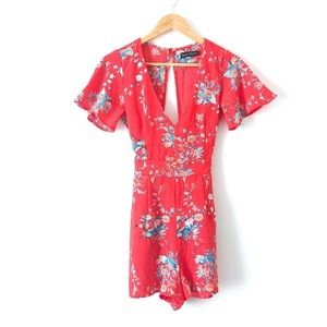 NWT Sz 5/small floral romper